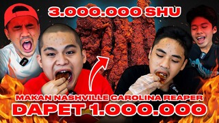 MUKBANG AYAM GORENG NASHVILLE CAROLINA REAPER TERPEDAS ! DAPET 1 JUTA RUPIAH !?