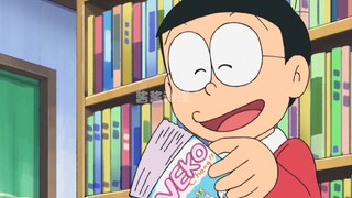 Nobita drank the No Man's Land drink, and wherever he went, it was as if there was no one in the lan