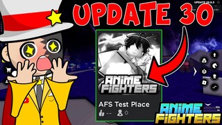 🚨AHORA!! UPDATE 30 ANIME FIGHTERS ROBLOX 😱