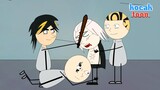 mikey vs kazutora - animasi lucu parodi tokyo revengers
