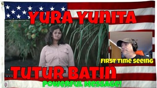Yura Yunita - Tutur Batin (Official Music Video) - REACTION - First Time seeing - POWERFUL message!