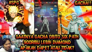 GACHA ABISIN 900K GEMS DI GAME NARUTO OL PRIVATE SERVER UNTUK MENDAPTKAN OBITO SIX PATH SSS