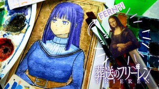 [Part Final] "PABRIK 🥛" FERN JADI MONALISA? DRAWING FERN - SOUSOU NO FRIEREN( 葬送のフリーレン)