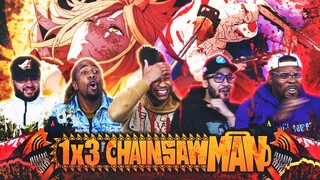 FOR THE LOVE OF BOOBS! Chainsaw Man Ep 1x3 REACTION! " Meowy's Whereabouts"