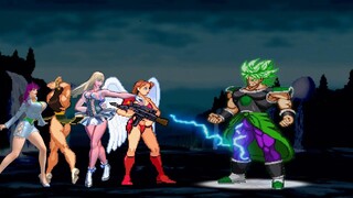 MUGEN Dragon Ball：Shermie Team VS New Broly