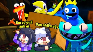 Noob Ruby Và Siro Đã Rơi Vào CÔNG VIÊN RAINBOW FRIEND Vào Lúc 3H SÁNG Trong Minecraft ?