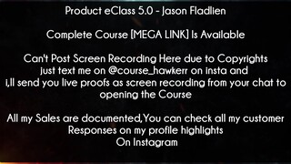 Product eClass 5.0 Course Jason Fladlien Download