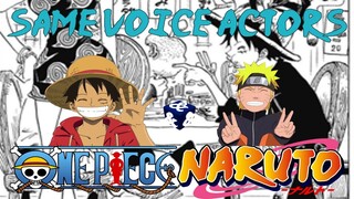 One Piece & Naruto - Japanese Voice Actors Who Appears in Both Shows