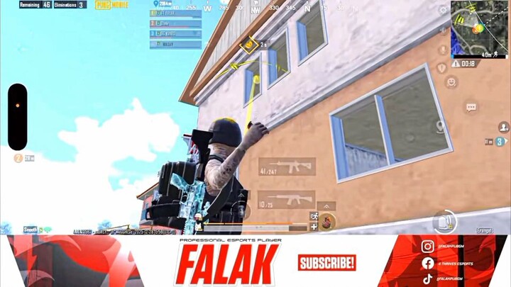 PUBGM ultimate Royal game play on 4t FALAK for tournament player and eSport player