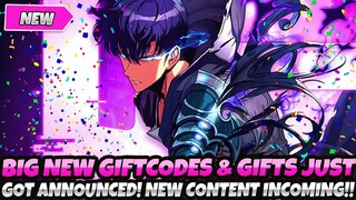 *BIG NEW GIFT CODES & GIFTS JUST GOT ANNOUNCED!!* BRAND NEW CONTENT INCOMING! (Solo Leveling Arise