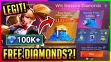 HOW TO GET FREE DIAMONDS IN THE MEGA DIAMONDS EVENT - MLBB