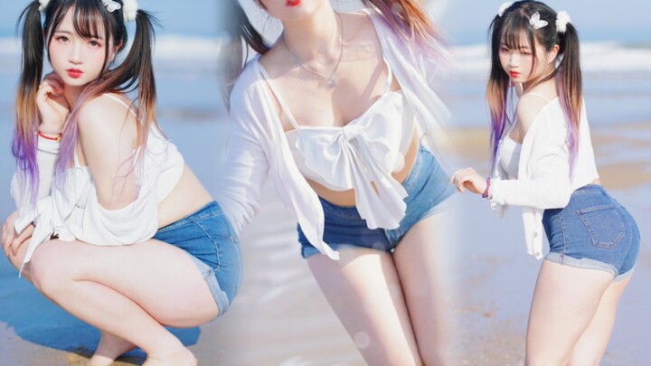 Muốn cùng em trải qua mỗi mùa hè rực rỡ bên bờ biển [Cạn ly][Cạn ly][Cạn ly]