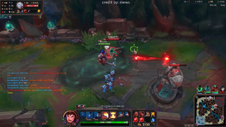 Xayah dùng R né unlti malphite cực nhạy bén trong liên minh huyền thoại #game