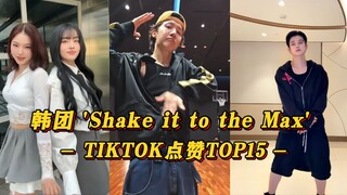 【Shake it to the Max】HYBE家占据前排！郑号锡又断层了！韩团'Shake it to the Max' TIKTOK点赞TOP20！