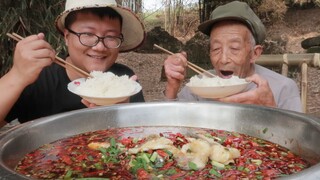 The Famous Sichuan Boiled Fish in Hot Chili Oil: Spicy Cooking Recipe