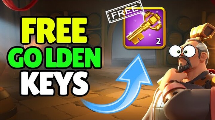 Getting EASY FREE Golden keys ! UNLOCKING LEGENDARY COMMANDER - Rise of Kingdoms