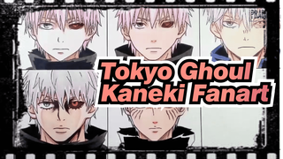 Drawing Kaneki Ken in Different Anime Styles!