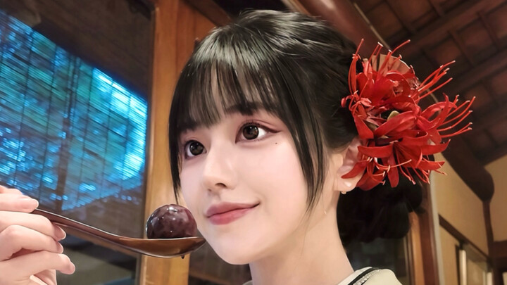 🦋“Muzan, tôi đã tìm được hoa bỉ ngạn xanh!” | Vlog ẩm thực lễ hội đèn lồng Tokyo Girl Thanh Gươm Diệ