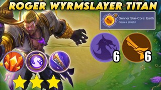 THIS BUILD IS SO SCARY UNLIMITED SLASH.!! ROGER WYRMSLAYER.!! MAGIC CHESS MOBILE LEGENDS