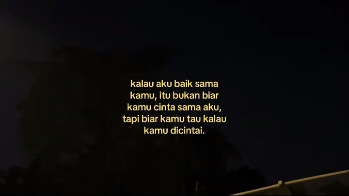 Kamu bilang harus mandiri, jangan putar seolah aku pergi karena sudah tak peduli padamu,