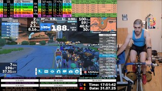 Zwift Cycling Workout 31.07.2025