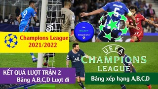 TIN BÓNG ĐÁ Kết quả cup c1 hôm nay I Champions league 21/22 Lượt trận thứ 2