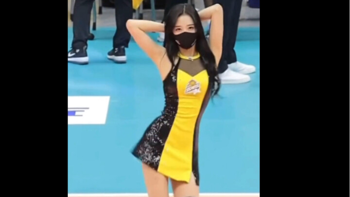 Collection "Korean cheerleaders dance the big pendulum"