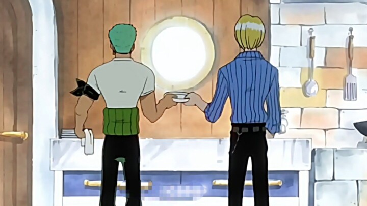 Adegan Zoro Sanji cuci piring sebelum jadi musuh bebuyutan 🤣🤣😭