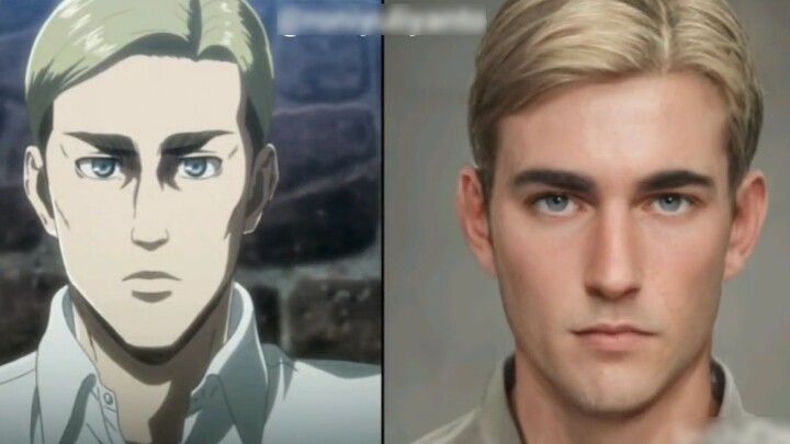 Attack on Titan: All characters with realistic 3D special effects