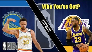 Los Angeles Laker Vs Golden State Warriors Lineups Comparison ! Who You've Got?