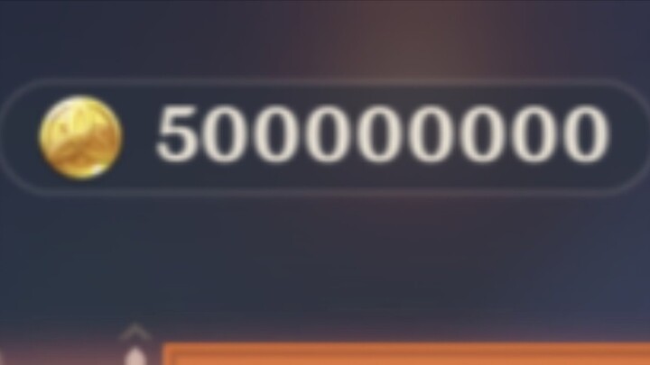 500 million Mora (Genshin Impact)