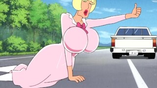 【Crayon Shin-chan】Hiroshi Nohara's car-blocking stunt! !