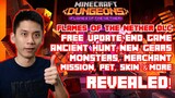 Minecraft Dungeons Flames of the Nether DLC, New Mission, Gears, Free Update, End Game Ancient Hunt