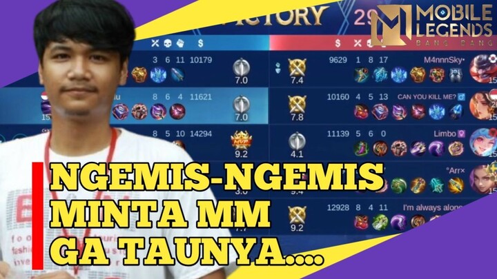 SUDAHLAH NGEMIS-NGEMIS MINTA MM, TAPI......