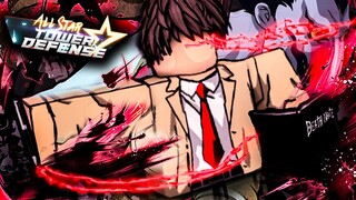 (Death Note) Light Yagami On All Star Tower Defense