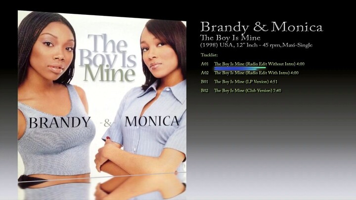 Brandy & Monica (1998) The Boy Is Mine [12' Inch - 45 RPM - Maxi-Single]