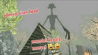 Adenya Hantu Kepala Toa - Siren Head Horror Monkey Scp 6789 Full Gameplay