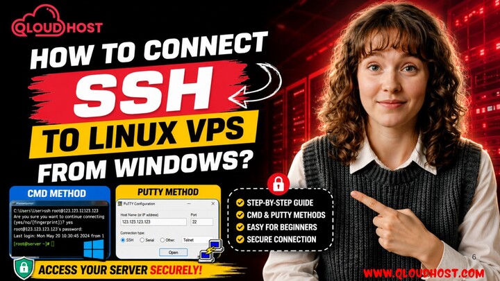 How to Connect SSH to Linux VPS From Windows  - 2026 Step-by-Step Guide