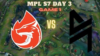 BLACKLIST INTERNATIONAL VS AURA PH GAME 1 MPL PH SEASON 7 WEEK 1 DAY 3