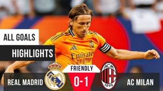 REAL MADRID VS AC MILAN Highlight All Golas 2024