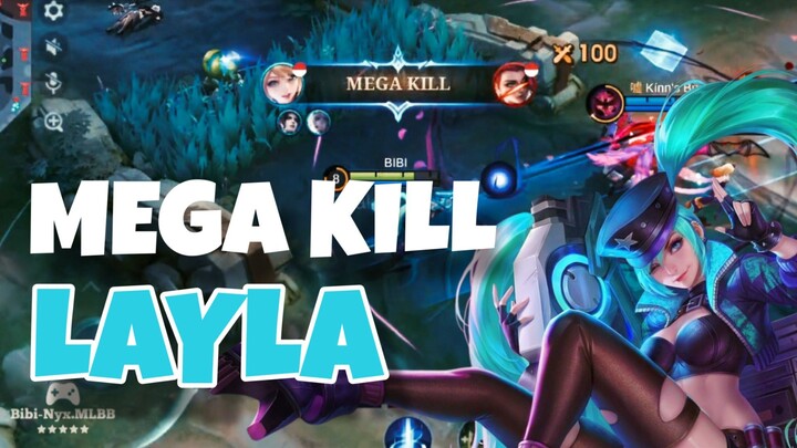 LAYLA MEGA KILL 😱🔥 - otw jadi pemain pro? 😆