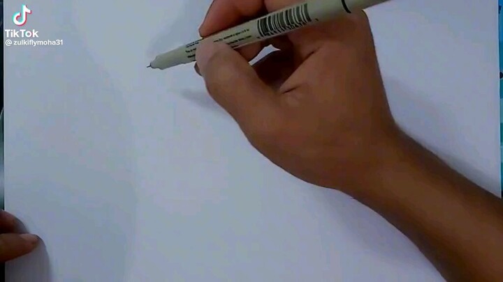 belajar menggambar sasuke