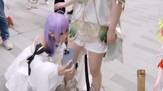 Miko kucing Jepang menonton lagu "Drip!" "Kartu Pengalaman Pemilihan Selir Pameran Komik", saya tiba
