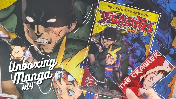 🐽UNBOXING & REVIEW📦|| MANGA HAUL || MY HERO ACADEMIA ILLEGALS || VIGILANTES VOL.1✨Tầu Tẩu🐽