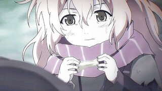 Dinner is an apple core, I'll give you half of it~