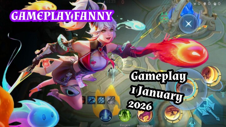 Gameplay Fanny Awal Tahun Awal bulan Tanggal 1 🥳Semoga kali ini lebih seruu!!!!!