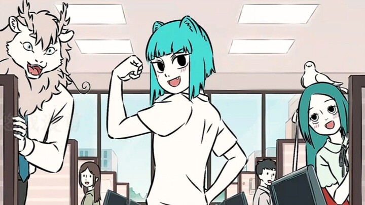 No one can walk out of the barber shop with a smile, except Gege~