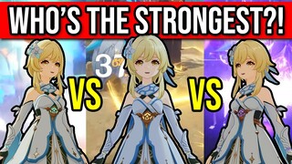 DPS SHOWDOWN! Anemo vs Geo vs Electro Traveler! Who's the STRONGEST?! Genshin Impact