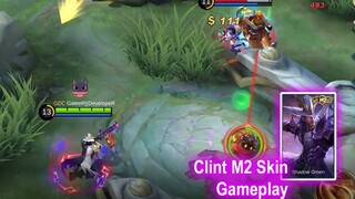 M2 Clint SKIN Shadow Omen Gameplay Mobile Legends