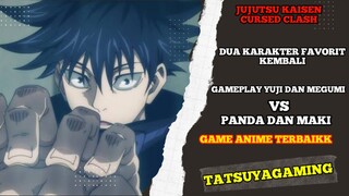 Gameplay Yuji Dan Megumi Vs Panda Dan Maki Gameplay Game Jujutsu kaisen cursed clash